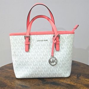 Jet Set Travel Extra-Small Logo Top-Zip Tote Bag